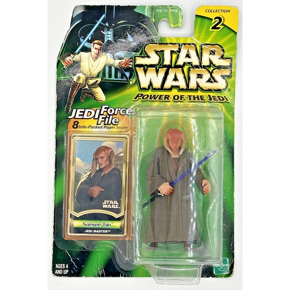 2000 Hasbro Star Wars Saesee Tiin Action Figure & Info Pages SKU U150